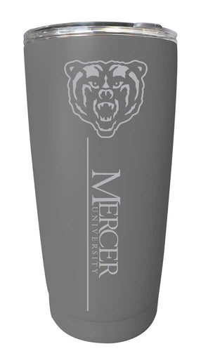 Mercer University NCAA Laser-Engraved Tumbler - 16oz Stainless Steel Insulated Mug