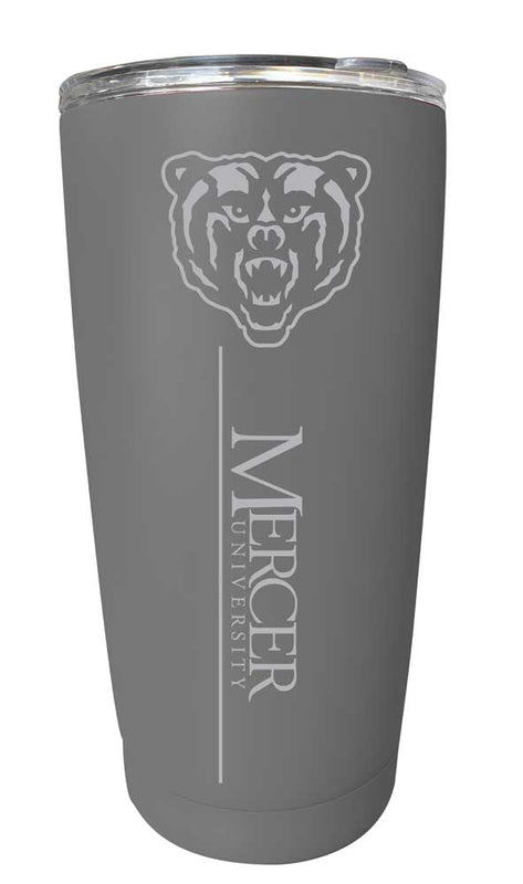 Mercer University NCAA Laser-Engraved Tumbler - 16oz Stainless Steel Insulated Mug