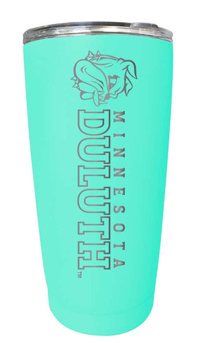 Minnesota Duluth Bulldogs NCAA Laser-Engraved Tumbler - 16oz Stainless Steel Insulated Mug Choose Your Color