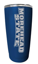 Load image into Gallery viewer, Morehead State University NCAA Laser-Engraved Tumbler - 16oz Stainless Steel Insulated Mug Choose Your Color
