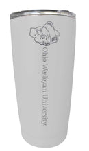 Load image into Gallery viewer, Ohio Wesleyan University NCAA Laser-Engraved Tumbler - 16oz Stainless Steel Insulated Mug Choose Your Color
