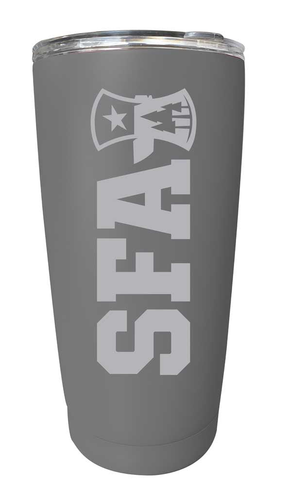 Stephen F. Austin State University NCAA Laser-Engraved Tumbler - 16oz Stainless Steel Insulated Mug