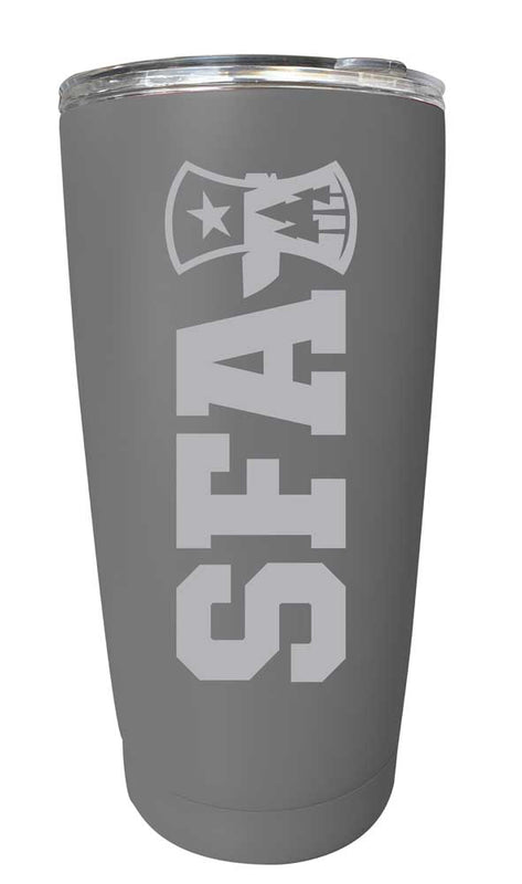 Stephen F. Austin State University NCAA Laser-Engraved Tumbler - 16oz Stainless Steel Insulated Mug