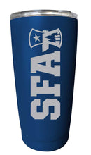 Load image into Gallery viewer, Stephen F. Austin State University NCAA Laser-Engraved Tumbler - 16oz Stainless Steel Insulated Mug Choose Your Color
