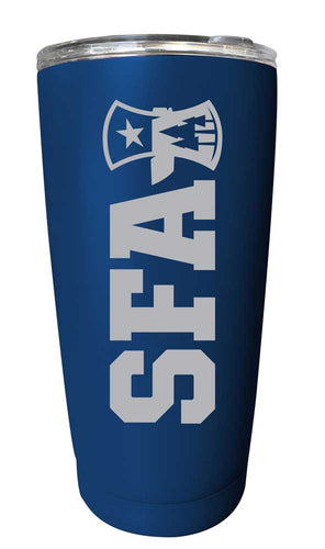 Stephen F. Austin State University NCAA Laser-Engraved Tumbler - 16oz Stainless Steel Insulated Mug Choose Your Color