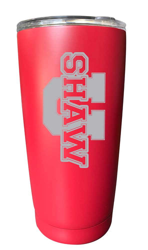 Shaw University Bears NCAA Laser-Engraved Tumbler - 16oz Stainless Steel Insulated Mug Choose Your Color