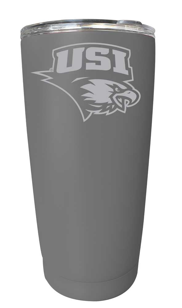 University of Southern Indiana NCAA Laser-Engraved Tumbler - 16oz Stainless Steel Insulated Mug