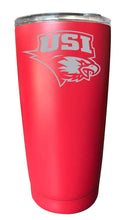 Load image into Gallery viewer, University of Southern Indiana Etched 16 oz Stainless Steel Tumbler (Choose Your Color)
