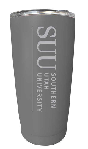 Southern Utah University NCAA Laser-Engraved Tumbler - 16oz Stainless Steel Insulated Mug