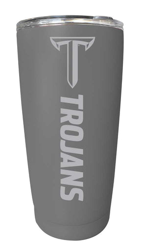 Troy University NCAA Laser-Engraved Tumbler - 16oz Stainless Steel Insulated Mug
