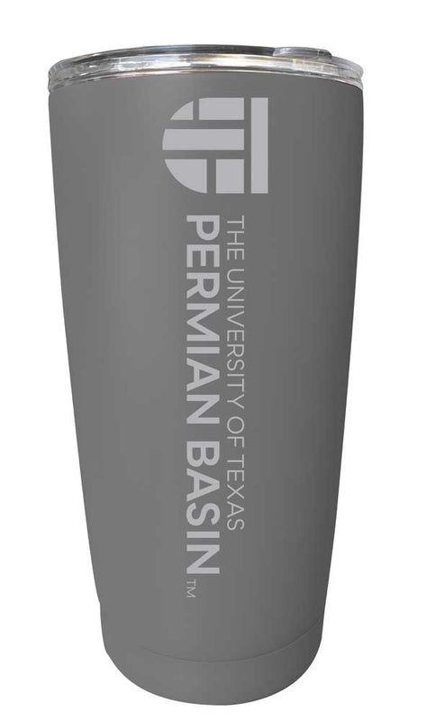 University of Texas of the Permian Basin NCAA Laser-Engraved Tumbler - 16oz Stainless Steel Insulated Mug
