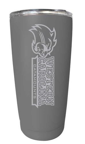 Western Carolina University NCAA Laser-Engraved Tumbler - 16oz Stainless Steel Insulated Mug