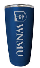 Load image into Gallery viewer, Western New Mexico University NCAA Laser-Engraved Tumbler - 16oz Stainless Steel Insulated Mug Choose Your Color
