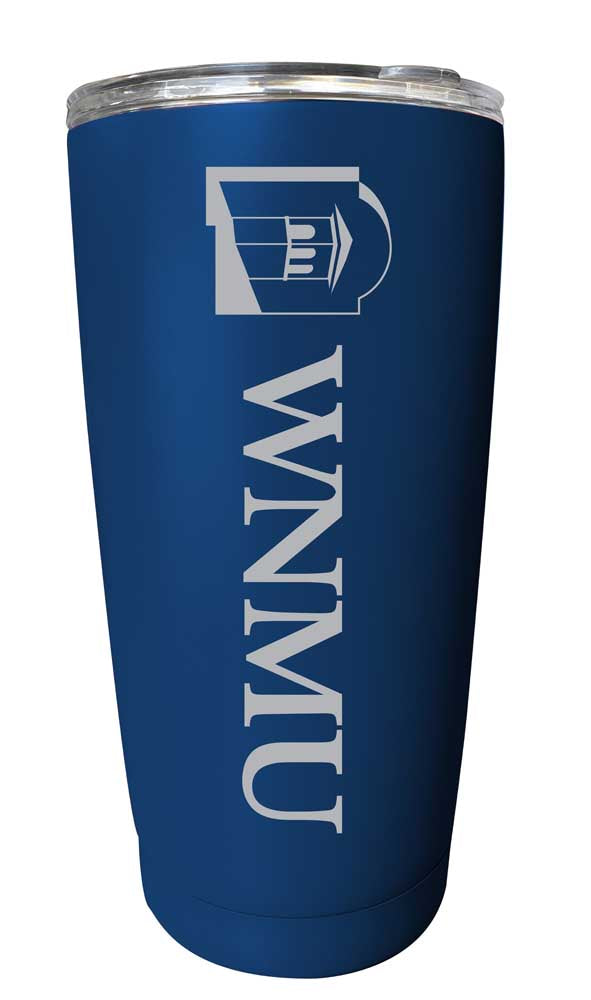 Western New Mexico University Etched 16 oz Stainless Steel Tumbler (Choose Your Color)