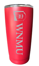 Load image into Gallery viewer, Western New Mexico University Etched 16 oz Stainless Steel Tumbler (Choose Your Color)
