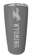 Load image into Gallery viewer, University of Wyoming NCAA Laser-Engraved Tumbler - 16oz Stainless Steel Insulated Mug
