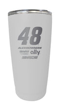 Load image into Gallery viewer, Alex Bowman NASCAR #48 Etched 16 oz Stainless Steel Tumbler
