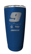 Load image into Gallery viewer, Chase Elliott NASCAR #9 Etched 16 oz Stainless Steel Tumbler
