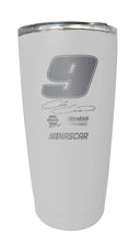 Load image into Gallery viewer, Chase Elliott NASCAR #9 Etched 16 oz Stainless Steel Tumbler
