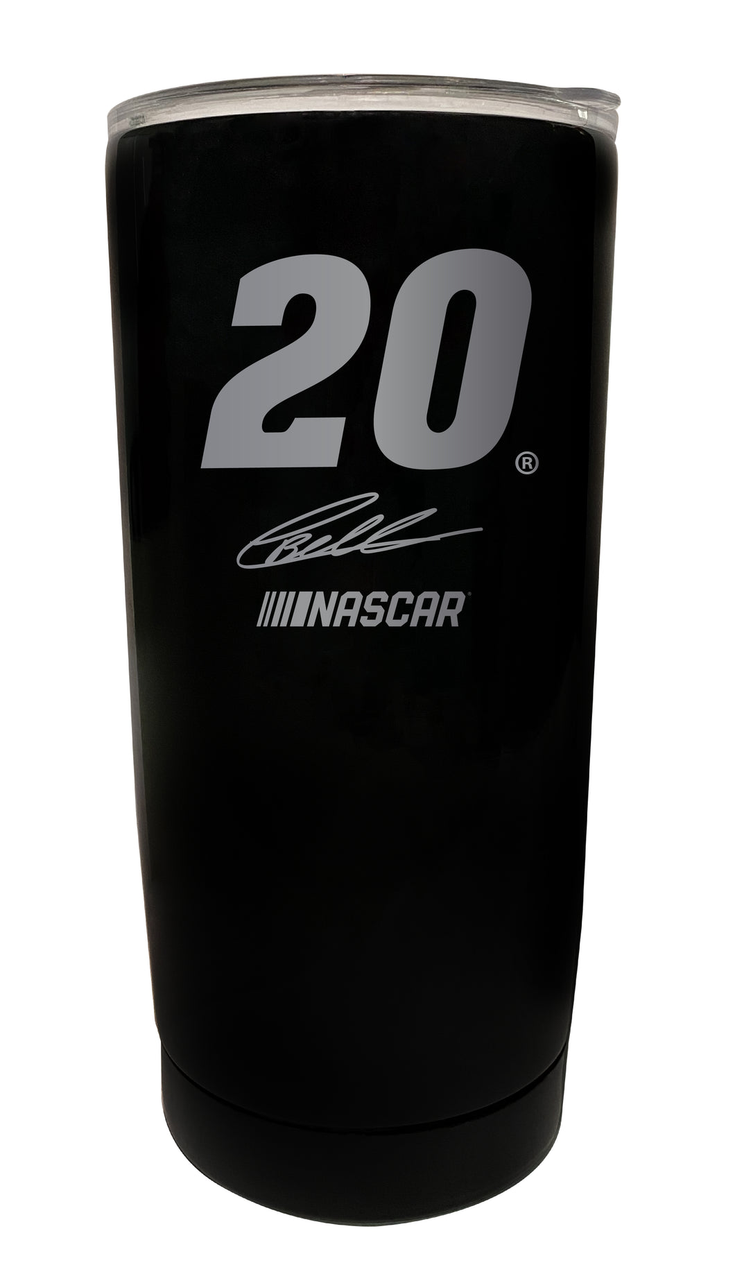 Christopher Bell #20 NASCAR Cup Series Etched 16 oz Stainless Steel Tumbler
