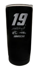 Load image into Gallery viewer, Martin Truex Jr. NASCAR #19 Etched 16 oz Stainless Steel Tumbler
