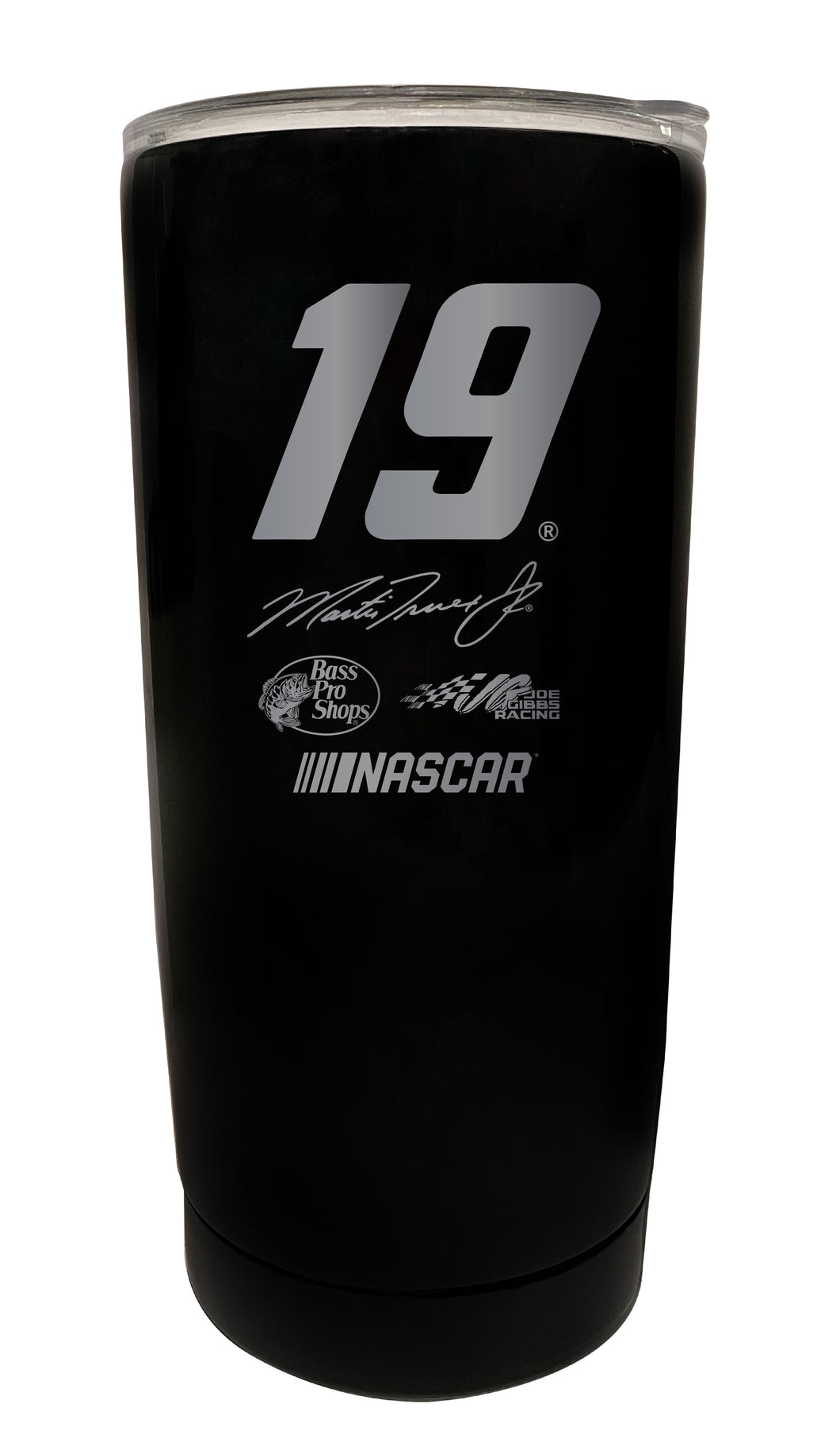 Martin Truex Jr. NASCAR #19 Etched 16 oz Stainless Steel Tumbler