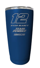 Load image into Gallery viewer, Ryan Blaney NASCAR #12 Etched 16 oz Stainless Steel Tumbler
