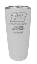 Load image into Gallery viewer, Ryan Blaney NASCAR #12 Etched 16 oz Stainless Steel Tumbler
