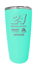Load image into Gallery viewer, William Byron NASCAR #24 Etched 16 oz Stainless Steel Tumbler
