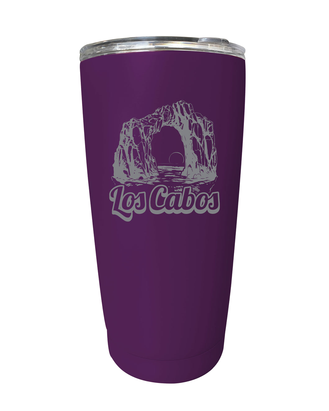 Los Cabos Mexico Souvenir 16 oz Engraved Stainless Steel Insulated Tumbler