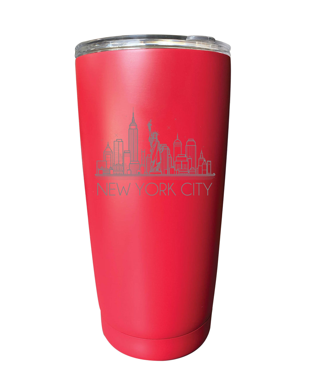 New York City Souvenir 16 oz Engraved  Insulated Tumbler