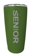 Load image into Gallery viewer, Class of 2022 Graduation 16 oz Engraved Stainless Steel Insulated Tumbler Colors
