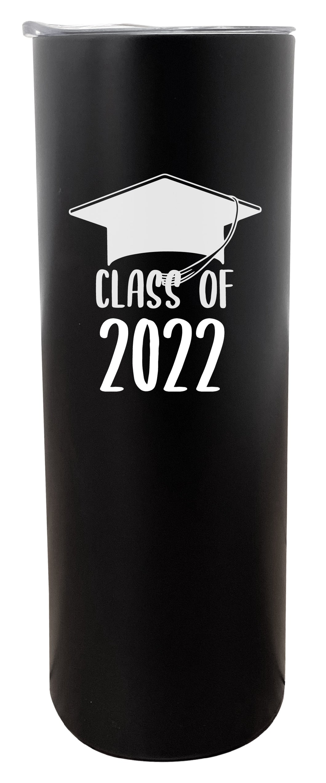 Class of 2022 Grad Graduation 20 oz Insulated Stainless Steel Skinny Tumbler