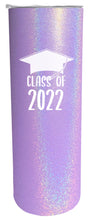 Load image into Gallery viewer, Class of 2022 Grad Graduation 20 oz Insulated Stainless Steel Skinny Tumbler
