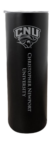Christopher Newport Captains NCAA Laser-Engraved Tumbler - 16oz Stainless Steel Insulated Mug
