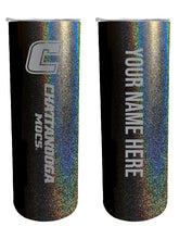 Load image into Gallery viewer, University of Tennessee at Chattanooga Etched Custom NCAA Skinny Tumbler - 20oz Personalized Stainless Steel Insulated Mug
