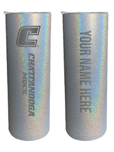Load image into Gallery viewer, University of Tennessee at Chattanooga Etched Custom NCAA Skinny Tumbler - 20oz Personalized Stainless Steel Insulated Mug
