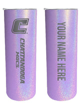 Load image into Gallery viewer, University of Tennessee at Chattanooga Etched Custom NCAA Skinny Tumbler - 20oz Personalized Stainless Steel Insulated Mug
