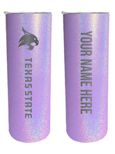 Load image into Gallery viewer, Texas State Bobcats 20 oz Customizable Insulated Stainless Steel Skinny Tumbler
