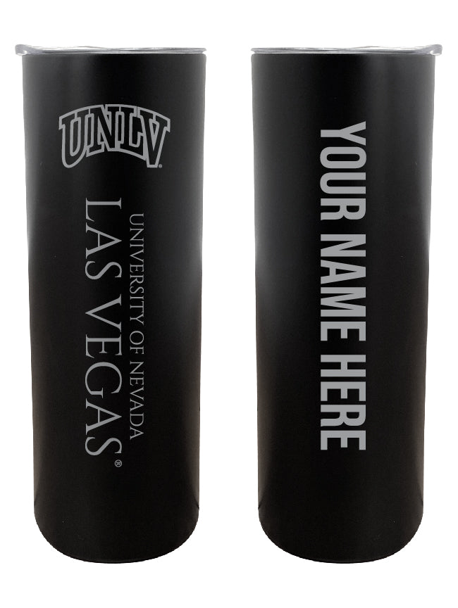 UNLV Rebels 20 oz Customizable Insulated Stainless Steel Skinny Tumbler