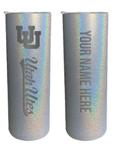 Load image into Gallery viewer, Utah Utes  20 oz Customizable Insulated Stainless Steel Skinny Tumbler
