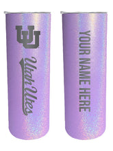 Load image into Gallery viewer, Utah Utes  20 oz Customizable Insulated Stainless Steel Skinny Tumbler
