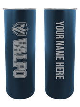 Load image into Gallery viewer, Valparaiso University 20 oz Customizable Insulated Stainless Steel Skinny Tumbler
