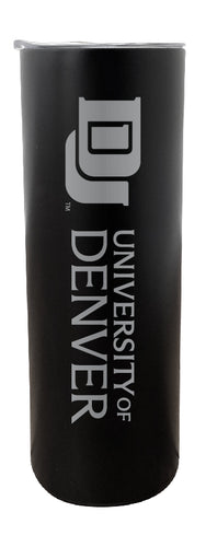 University of Denver Pioneers NCAA Laser-Engraved Tumbler - 16oz Stainless Steel Insulated Mug