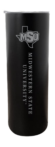 Midwestern State University Mustangs NCAA Laser-Engraved Tumbler - 16oz Stainless Steel Insulated Mug