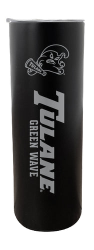 Tulane University Green Wave NCAA Laser-Engraved Tumbler - 16oz Stainless Steel Insulated Mug
