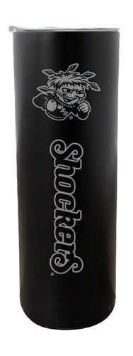 Wichita State Shockers NCAA Laser-Engraved Tumbler - 16oz Stainless Steel Insulated Mug
