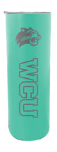 Load image into Gallery viewer, Western Carolina University 20 oz Insulated Stainless Steel Skinny Tumbler Choice of Color
