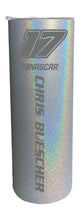 Load image into Gallery viewer, #17 Chris Buescher Officially Licensed 20oz Insulated Stainless Steel Skinny Tumbler
