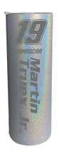 Load image into Gallery viewer, #19 Martin Truex Jr. Officially Licensed 20oz Insulated Stainless Steel Skinny Tumbler
